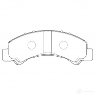 Тормозные колодки, комплект KAVO PARTS bp3516 8715616084833 1757329 88J VL