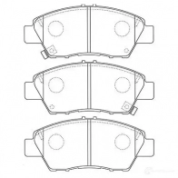 Тормозные колодки, комплект KAVO PARTS KBOXW Z 1757247 8715616078511 bp2058