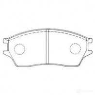Тормозные колодки, комплект KAVO PARTS H7GQ ZP kbp2060 8715616233224 1767142
