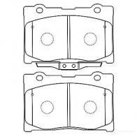 Тормозные колодки, комплект KAVO PARTS bp2052 1757241 8715616059640 N3U ANN