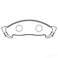 Тормозные колодки, комплект KAVO PARTS 1757321 bp3508 8715616016674 RC 4FNM1