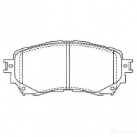 Тормозные колодки, комплект KAVO PARTS 8715616189101 0Q9 3L 1757441 bp4581