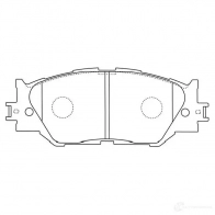Тормозные колодки, комплект KAVO PARTS bp9114 8715616054522 1F1 MMN 1757813