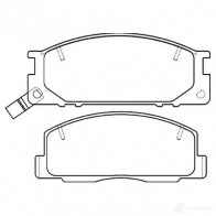 Тормозные колодки, комплект KAVO PARTS T1 1LV 8715616044356 1757800 bp9101