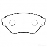Тормозные колодки, комплект KAVO PARTS 1757422 8715616041805 bp4562 I97K 90