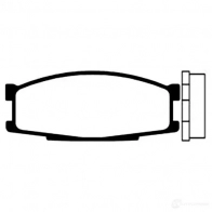 Тормозные колодки, комплект KAVO PARTS bp5509 ZU6 QB88 8715616004299 1757456