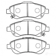 Тормозные колодки, комплект KAVO PARTS bp2054 Honda CR-V 3 (RE) Кроссовер 2.4 i VTEC 4WD (RE7) 166 л.с. 2009 – 2025 DQQYWO C 8715616060424