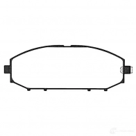 Тормозные колодки, комплект KAVO PARTS 8715616004817 JQI1 X 1757544 bp6538