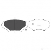 Тормозные колодки, комплект KAVO PARTS kbp4546 SXGYP S3 871561615130 1767286 - Изображение 6