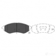 Тормозные колодки, комплект KAVO PARTS kbp1003 8715616131940 BDB4 J83 1767046 - Изображение 5