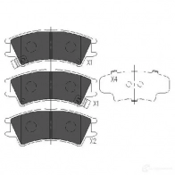 Тормозные колодки, комплект KAVO PARTS 8715616132145 WP HV2 kbp3004 1767150 - Изображение 6