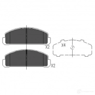 Тормозные колодки, комплект KAVO PARTS 1767255 kbp4515 5366QA Z 871561615099