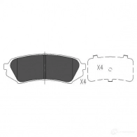 Тормозные колодки, комплект KAVO PARTS kbp9118 Lexus LX (J100) 2 1998 – 2007 58Q IO 8715616173766