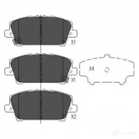 Тормозные колодки, комплект KAVO PARTS NBG PKJ kbp2013 1767095 8715616132091 - Изображение 6