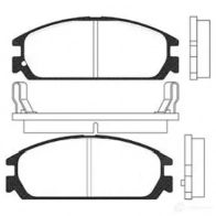 Тормозные колодки, комплект KAVO PARTS 1757197 8715616003360 HRTI3 0O bp2008