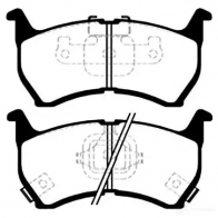 Тормозные колодки, комплект KAVO PARTS 8715616003933 VNIQC E bp4510 1757374