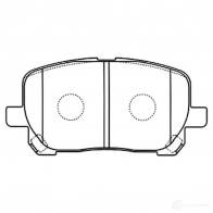 Тормозные колодки, комплект KAVO PARTS LF MHO5J 1757787 8715616033954 bp9087