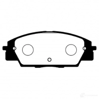 Тормозные колодки, комплект KAVO PARTS 8715616016117 bp2039 1757228 3WILD WB