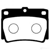 Тормозные колодки, комплект KAVO PARTS 8715616015486 FAZK 7W6 Mitsubishi Pajero 2 (V23, V43, V23C) Внедорожник 2д 2.5 TD 4WD (V24C. V24W) 99 л.с. 1990 – 2000 bp5526