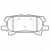 Тормозные колодки, комплект KAVO PARTS 2 BFBD 8715616039482 Lexus RX (XU30) 2 Внедорожник 3.3 330 (MCU38) 232 л.с. 2003 – 2005 bp9088