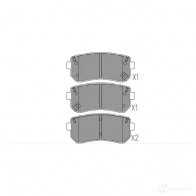 Тормозные колодки, комплект KAVO PARTS kbp3054 1424649861 8715616297943 U T8C2P - Изображение 6