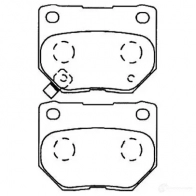 Тормозные колодки, комплект KAVO PARTS 8715616016155 37 C1X bp8015 1757661