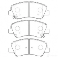 Тормозные колодки, комплект KAVO PARTS 1757360 8715616162715 bp4026 3 JEVYA