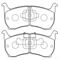 Тормозные колодки, комплект KAVO PARTS 8715616003865 O0RXYE F bp4503 1757367