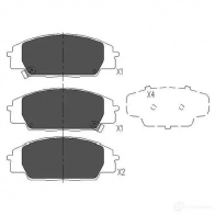 Тормозные колодки, комплект KAVO PARTS 8VSGN GA 871561615040 kbp2031 1767113 - Изображение 6