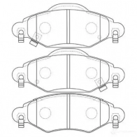 Тормозные колодки, комплект KAVO PARTS IH9SE M2 8715616041454 bp9096 Toyota Yaris (XP10) 1 Хэтчбек 1.4 D 4D (NLP10) 75 л.с. 2001 – 2005