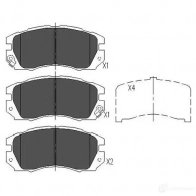 Тормозные колодки, комплект KAVO PARTS kbp8013 871561615244 K IS013 1767499