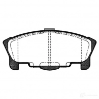 Тормозные колодки, комплект KAVO PARTS bp1508 8715616003230 1757175 JTMS 9GM