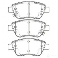 Тормозные колодки, комплект KAVO PARTS 8715616296908 PT2A 7FS 1219289361 bp5569