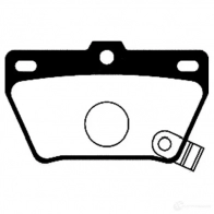 Тормозные колодки, комплект KAVO PARTS 8715616015912 bp9066 HB9P 5E1 Toyota RAV4 (XA20) 2 2000 – 2005