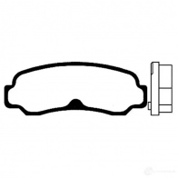 Тормозные колодки, комплект KAVO PARTS bp9047 8715616005739 1757748 MO R22O