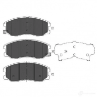 Тормозные колодки, комплект KAVO PARTS kbp1009 GXVW R4R 871561615009 1767052 - Изображение 6