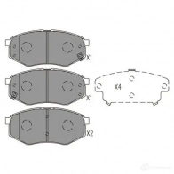 Тормозные колодки, комплект KAVO PARTS 8715616230872 SLMC YIY kbp4025 1767237