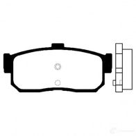 Тормозные колодки, комплект KAVO PARTS WNWDKH W 8715616004916 1757555 bp6549