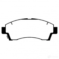 Тормозные колодки, комплект KAVO PARTS 1757393 9LG0 7 bp4529 8715616004091