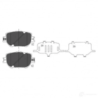 Тормозные колодки, комплект KAVO PARTS 8715616133135 kbp9015 1767557 923 2BX7 - Изображение 6