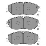 Тормозные колодки, комплект KAVO PARTS 1424649863 TA 3S9 8715616302906 kbp3056 - Изображение 6