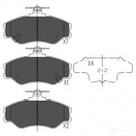 Тормозные колодки, комплект KAVO PARTS 1MRI Q 8715616132121 kbp3002 1767148