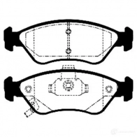 Тормозные колодки, комплект KAVO PARTS ZC FMBD bp4002 8715616003797 Kia Clarus (GC) 1 Универсал