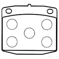 Тормозные колодки, комплект KAVO PARTS 8715616233415 1767472 kbp6609 58Q3CO B