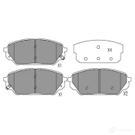 Тормозные колодки, комплект KAVO PARTS 1767185 4F 4CG kbp3039 8715616232159 - Изображение 2