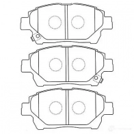 Тормозные колодки, комплект KAVO PARTS 8715616070652 XK9 77 bp9120 Toyota iQ (AJ10) 1 2008 – 2015