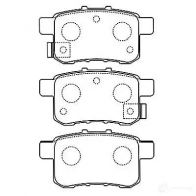 Тормозные колодки, комплект KAVO PARTS 1757246 ASQ 04 8715616072205 bp2057