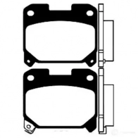 Тормозные колодки, комплект KAVO PARTS 1757757 TVNEX 15 bp9056 8715616005814