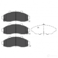 Тормозные колодки, комплект