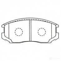 Тормозные колодки, комплект KAVO PARTS 1757182 9UO GW 8715616022712 bp1515